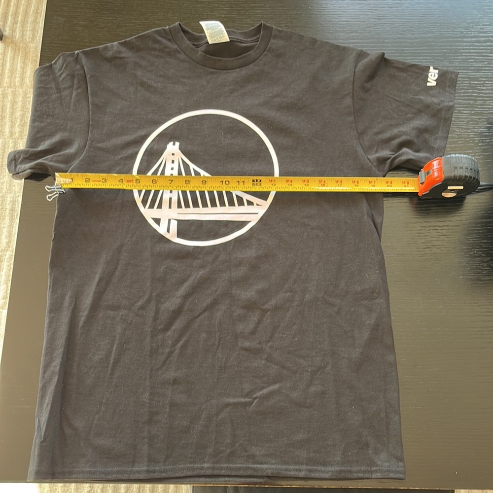 GS Warriors Black T-Shirt Medium, Cross Body Bag, and stickers bundle. ALL NEW. - Picture 2 of 12
